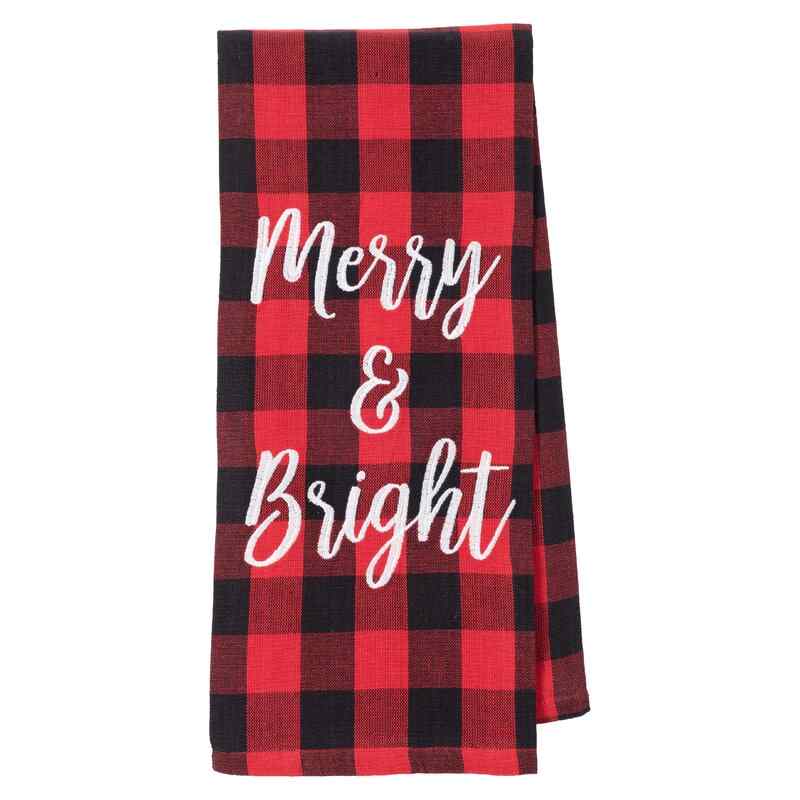 4 Piece Merry and Bright Assorted Linens Set