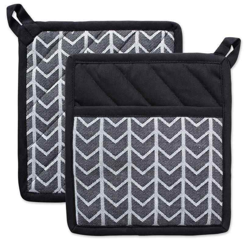 Ebern Designs Kelling Herringbone Potholder