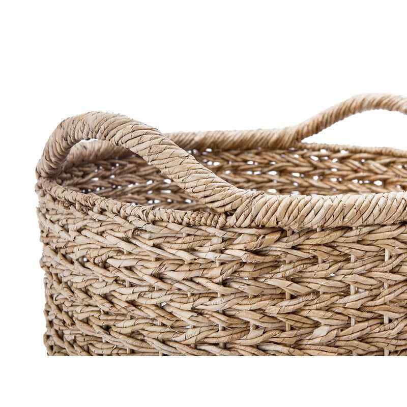 Decorative Braided Wicker Basket