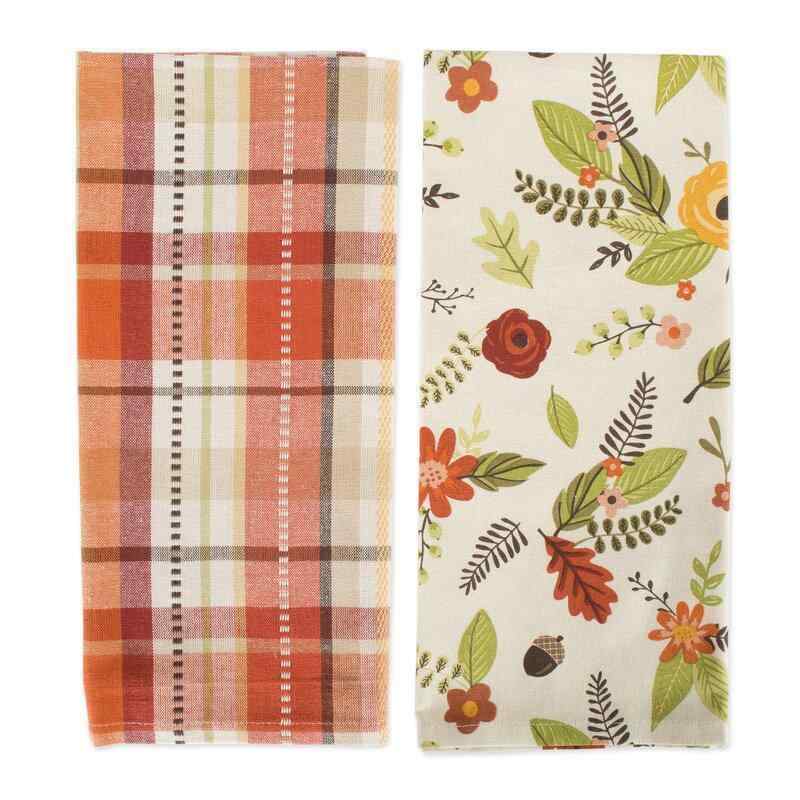 Asst Fall in Love 2 Piece Dish Cloth Set