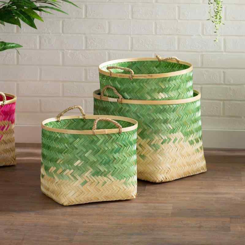 Molokai 3 Piece Decorative Basket Set