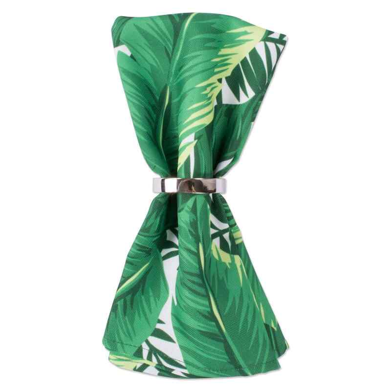 Hammer Banana Leaf Printed Outdoor 20" Napkin