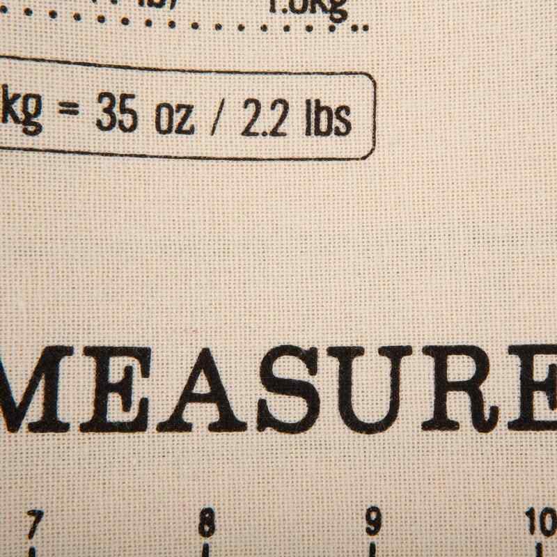 Measure Up Print Dish Cloth