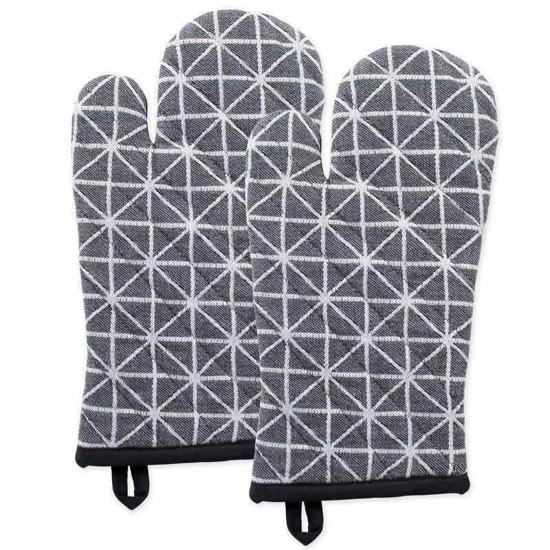 Design Imports Herringbone Oven Mitt