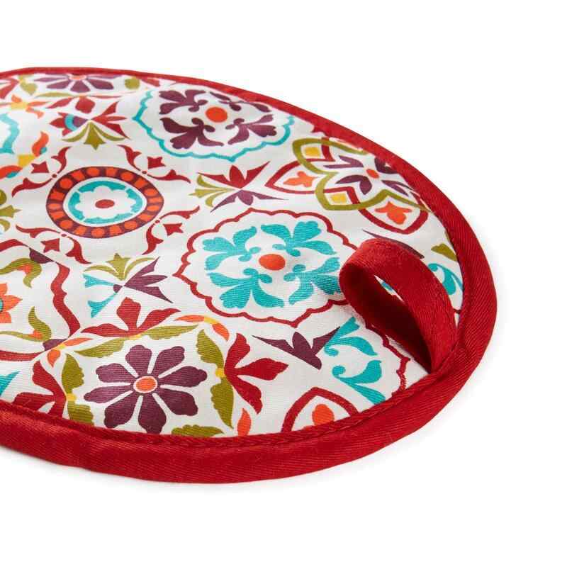 Fiesta Worn Tiles 2-Piece Potholder and Oven Mitt Set