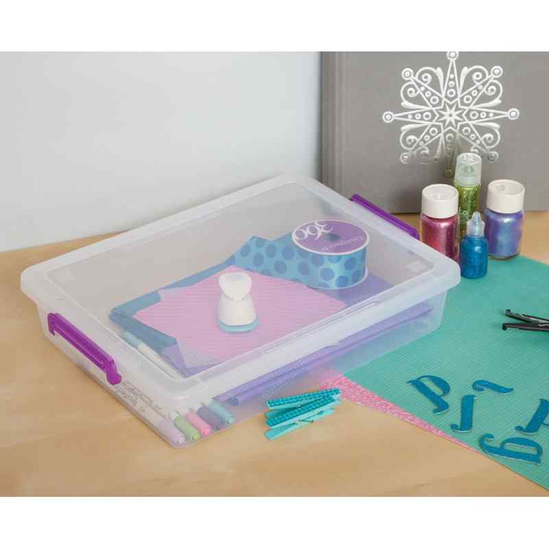 Large Modular Plastic Storage Tote